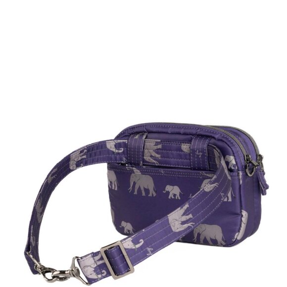 Lug Super Coupe 2 Convertible Crossbody Bag Elephant Purple - Picture 3 of 11